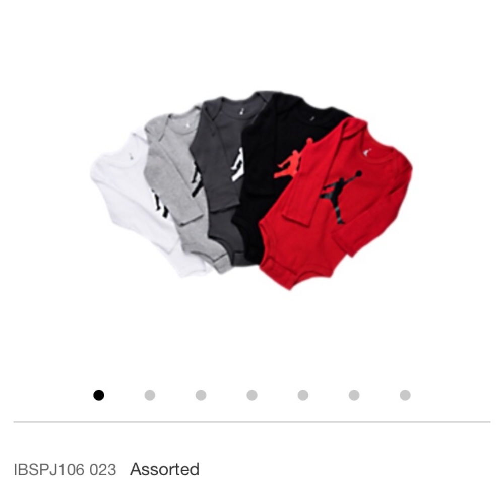 Jordan logo onesies (infant)